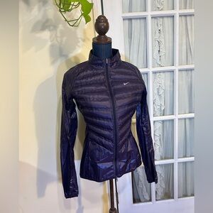 💥SOLD💥 Nike Purple Aeroloft Goose Down Run Jacket Windbreaker Medium M